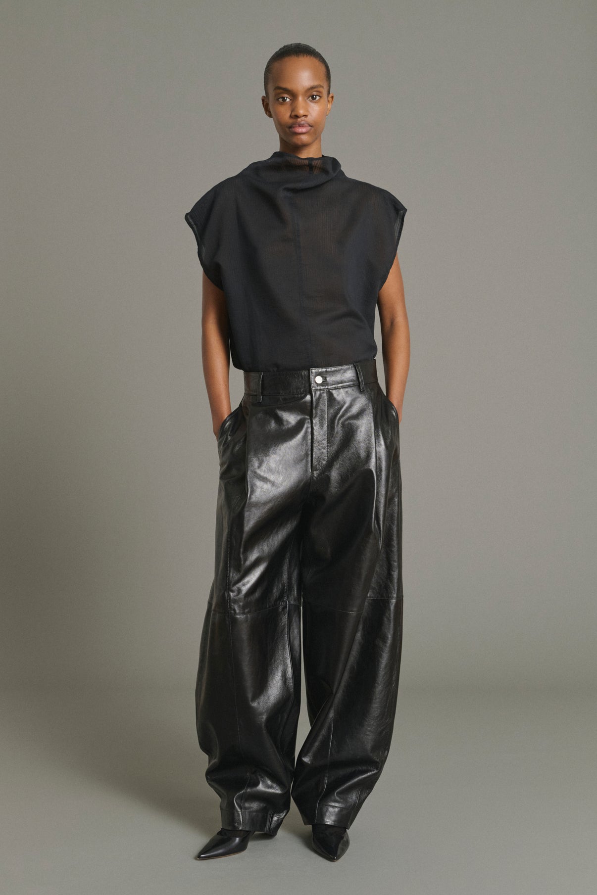 Blusa Izumi - Negro - Algodón - Mujer vue 1