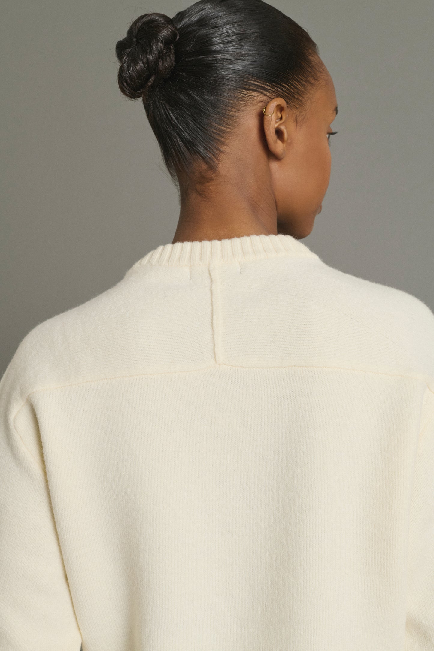 Pull Jeremie - Écru - Laine Mérinos - Femme