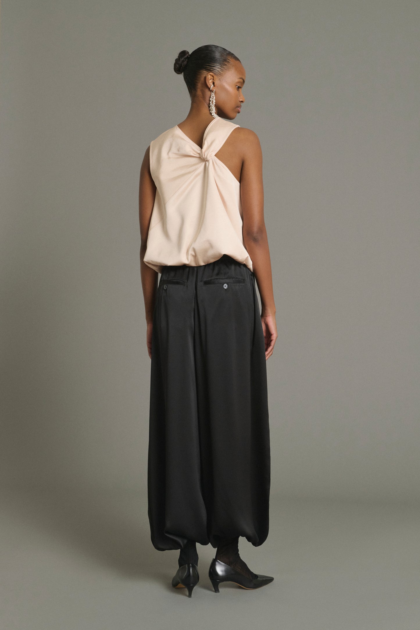 Pantalón Leopold - Negro - Seda - Mujer