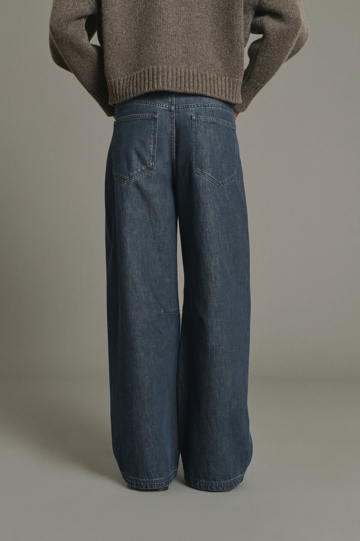 Vaqueros Eliott - Azul Gris - Coton - Mujer vue 4