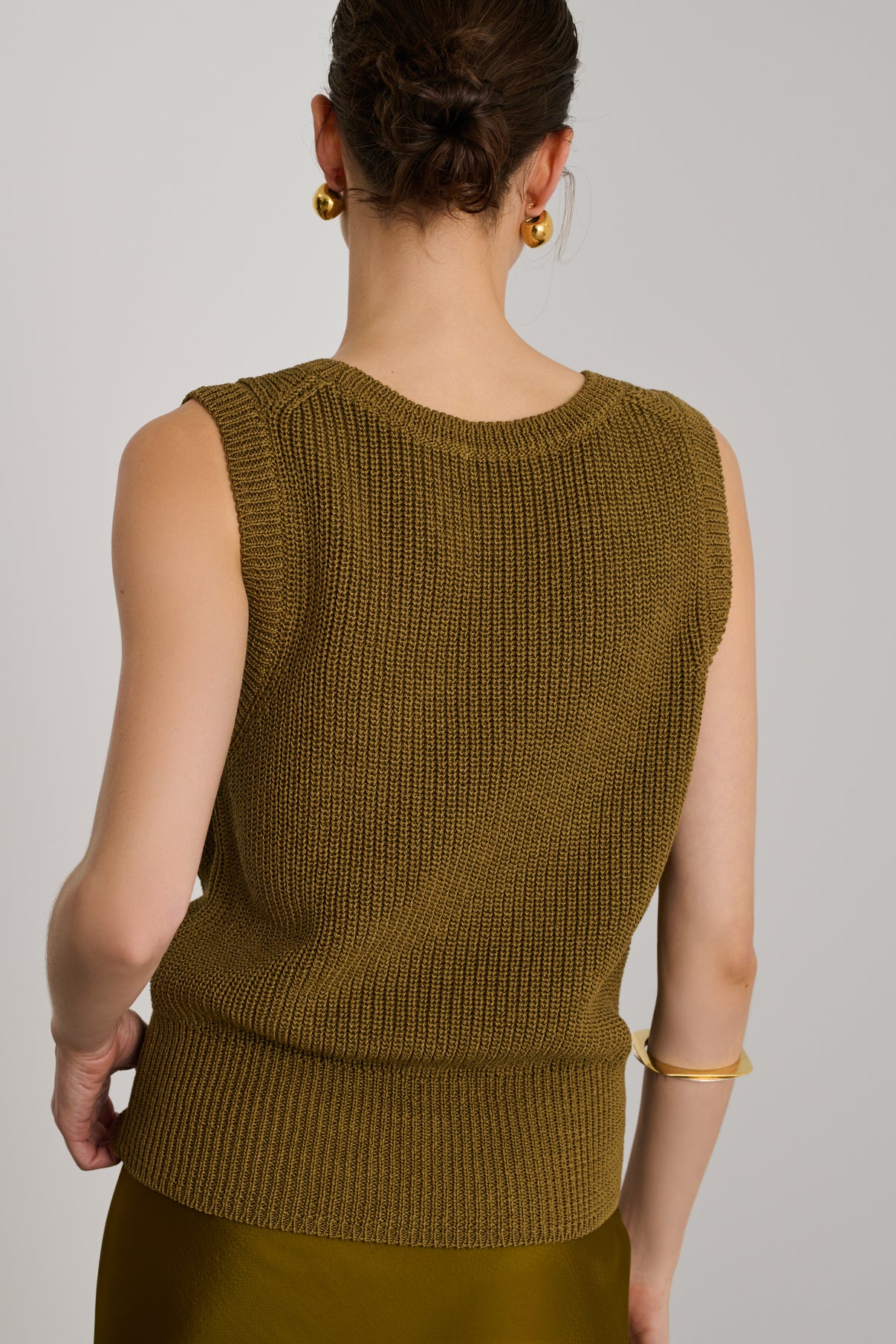 Pull Danny - Bronze - Coton - Femme vue 3