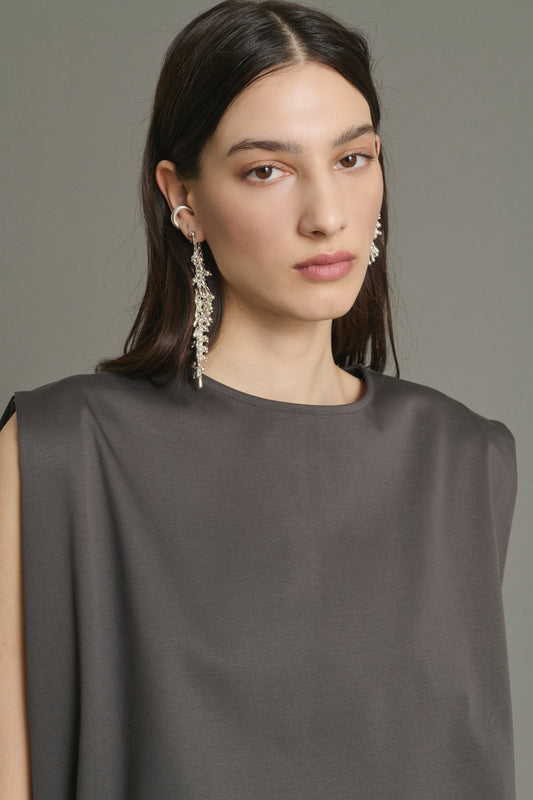 Vestido Jolene - Pizarra - Algodón - Mujer