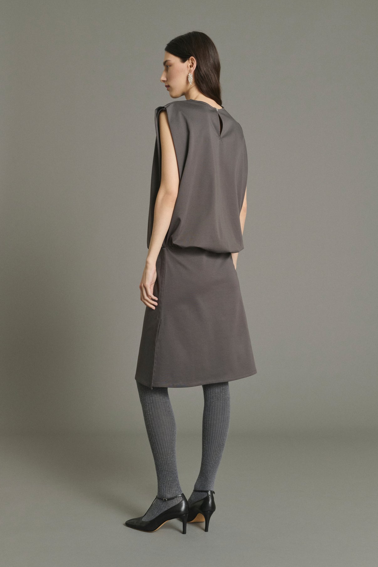 Vestido Jolene - Pizarra - Algodón - Mujer vue 2