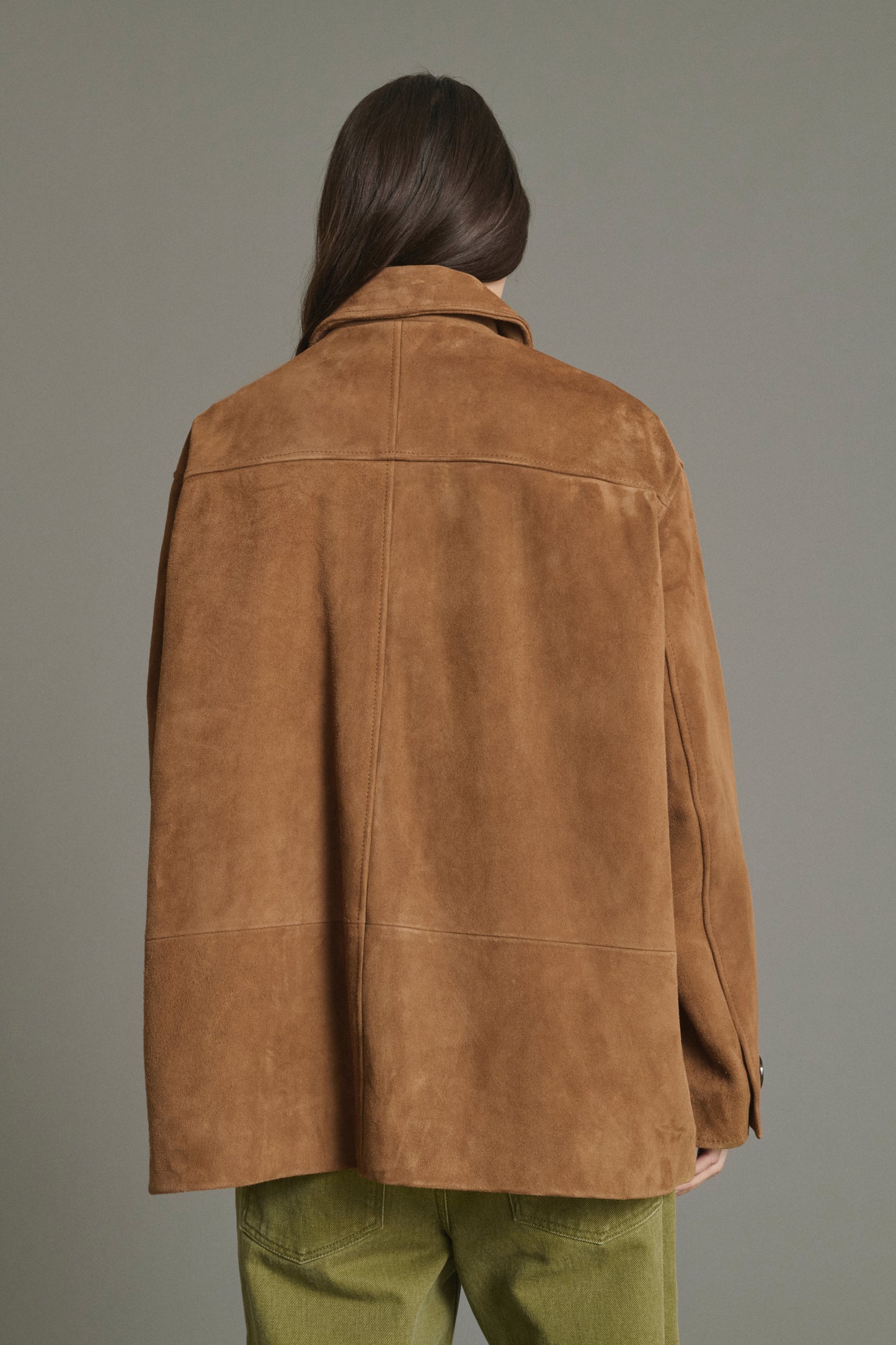 Veste Vincenzo - Naturel Croûte de Cuir Femme - Soeur