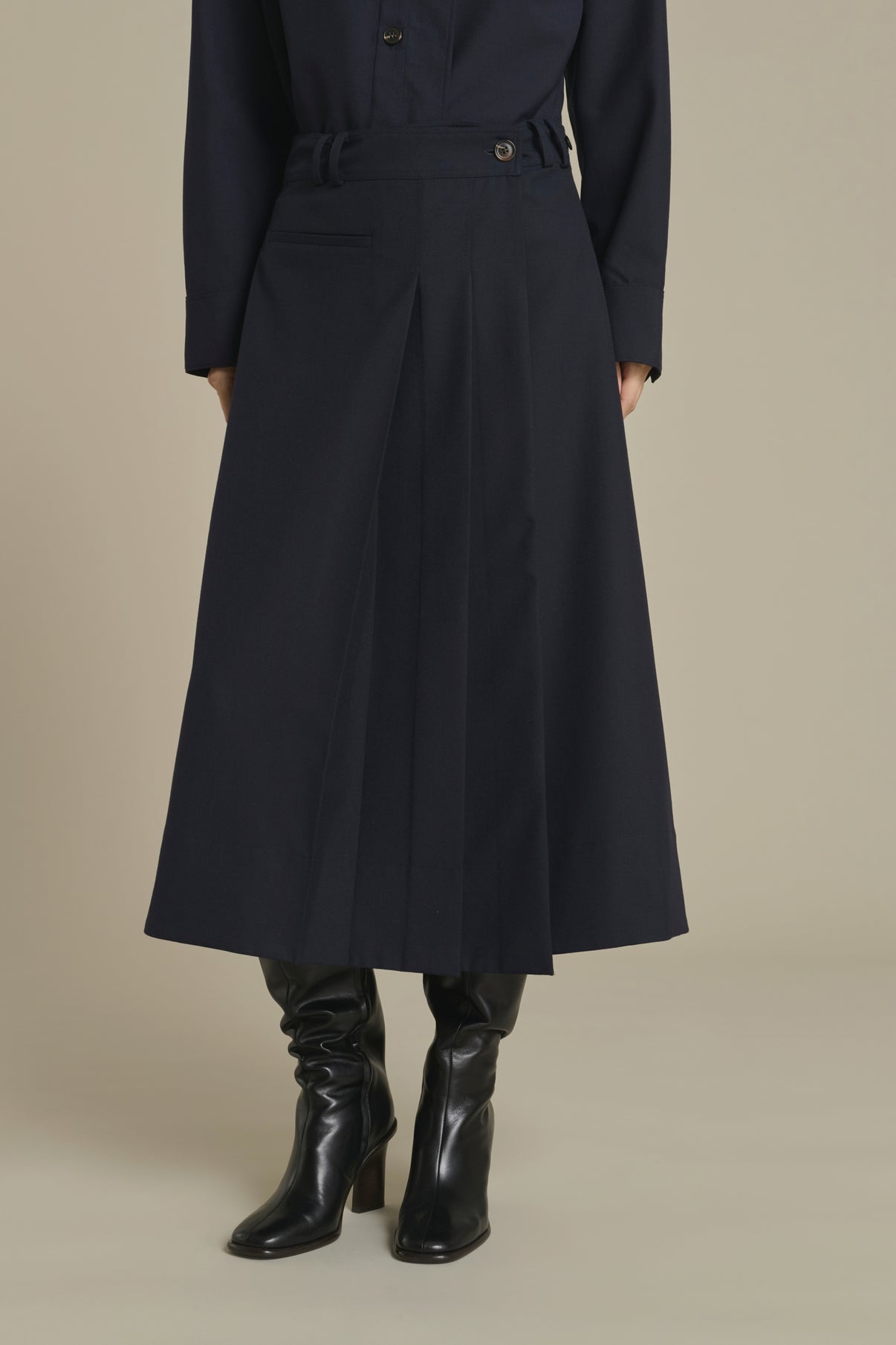 Falda Varna - Azul Noche - Mujer vue 3