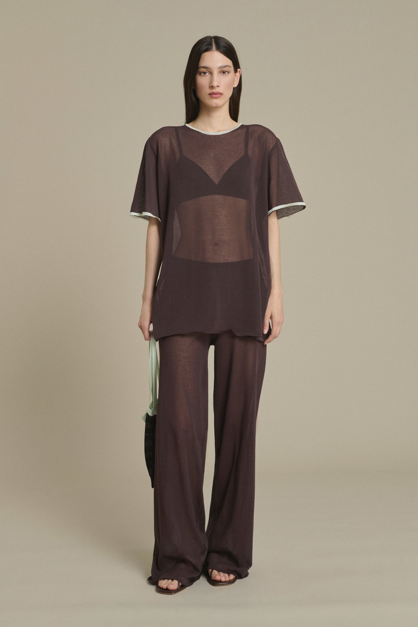 Camiseta Dua chocolate en punto Soeur & TL180 - Soeur