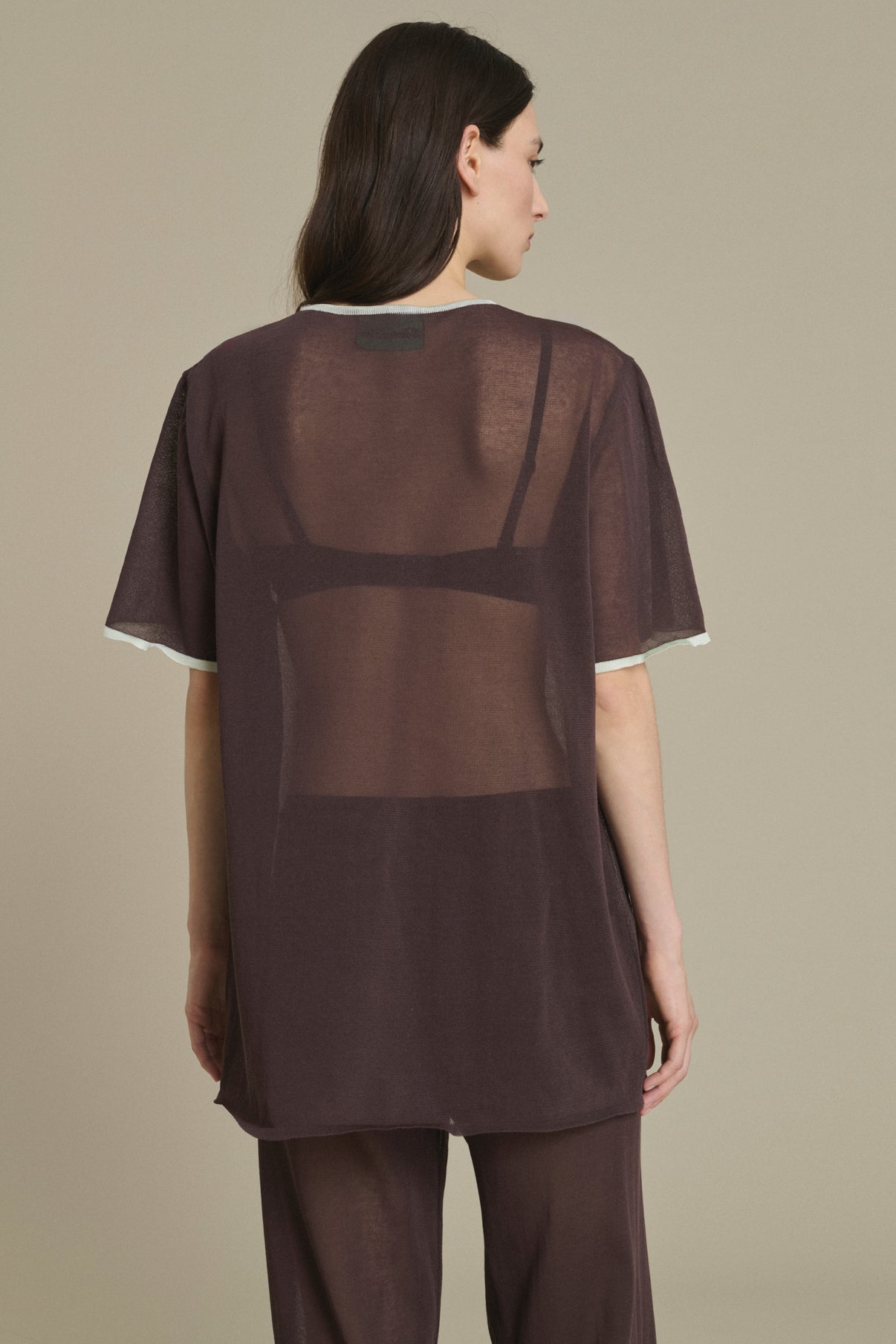 Camiseta Dua chocolate en punto Soeur & TL180 - Soeur vue 2