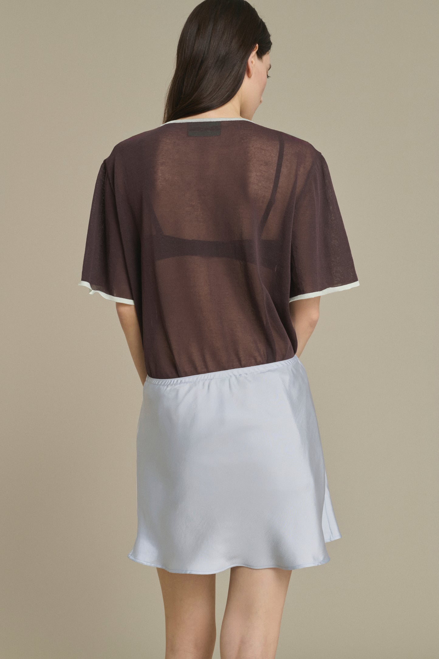 Falda Anna mini azul cielo de punto Soeur & TL180 - Soeur