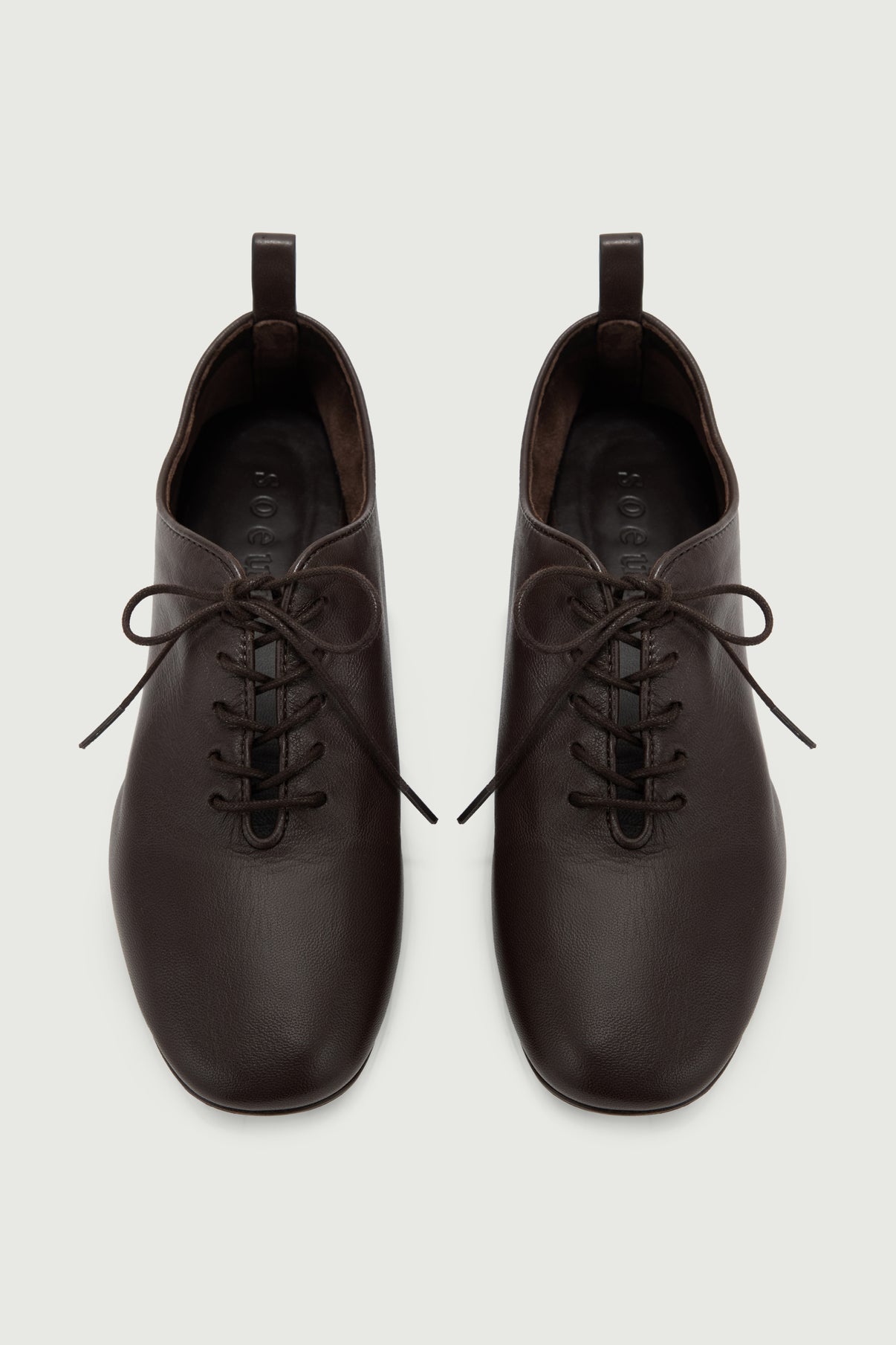 Derbies Orso - Marron Chaud - Cuir - Femme vue 3