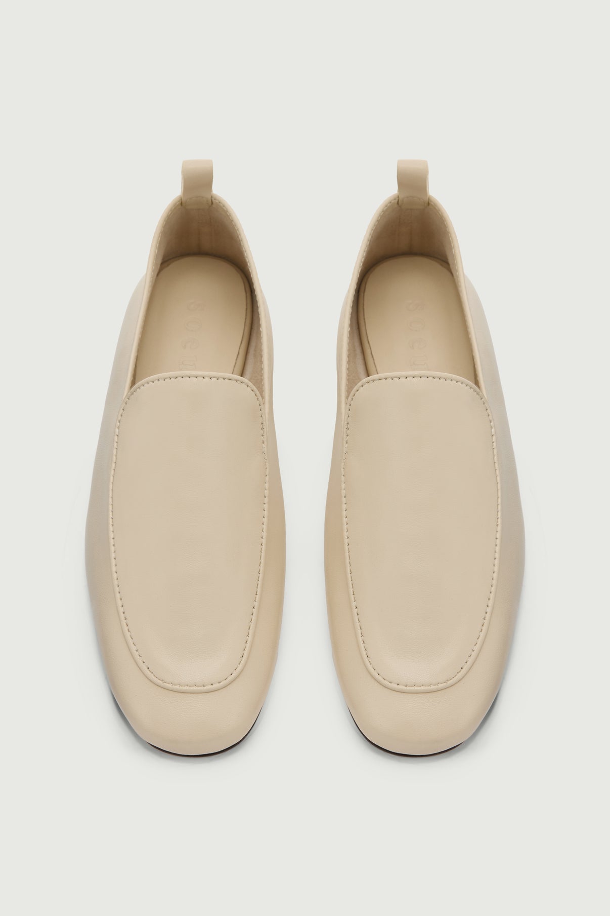 Mocasines Nine - Marfil - Cuero - Mujer vue 5