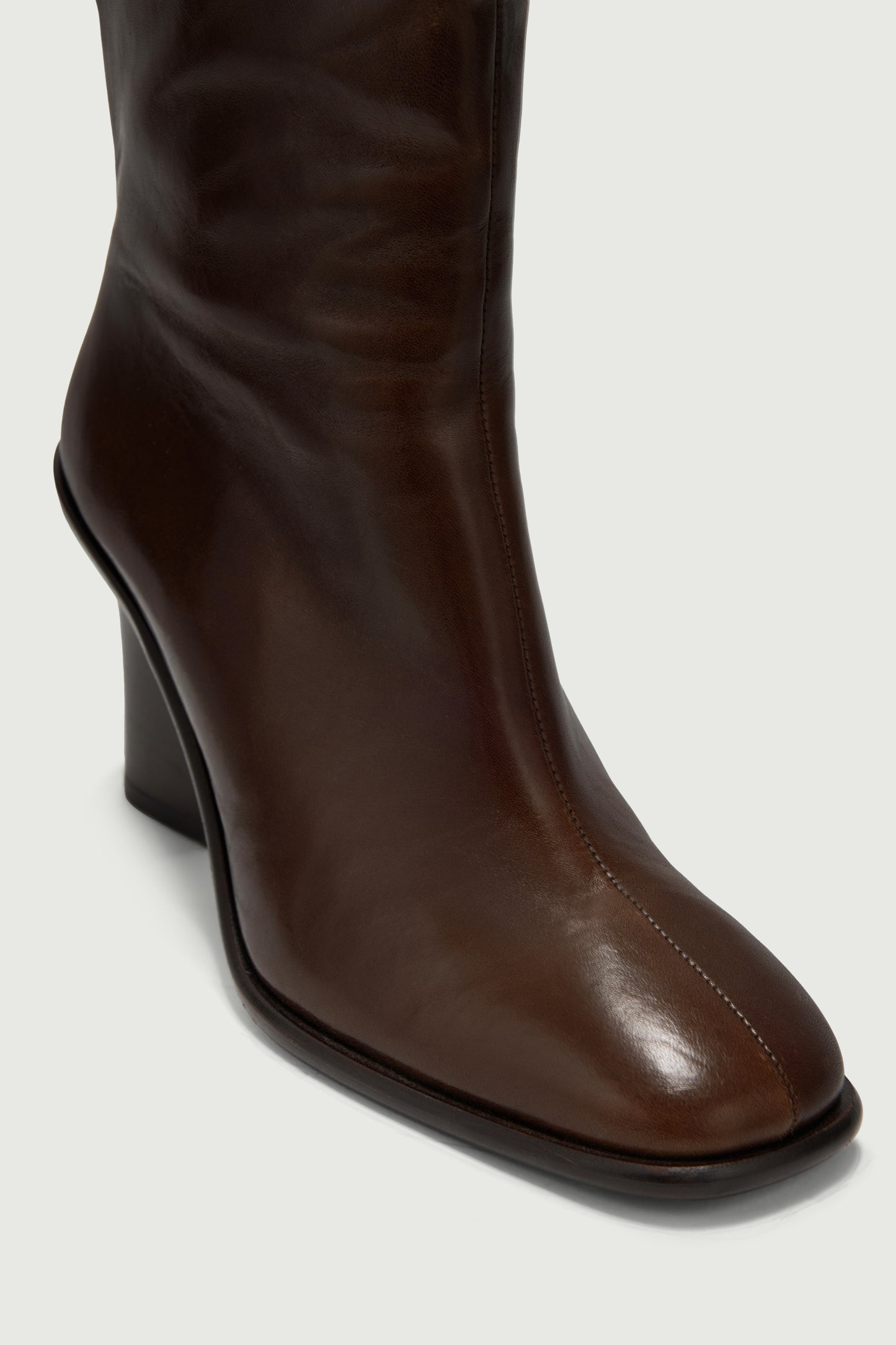 Botas Livia - Marrón Oscuro - Cuero - Mujer