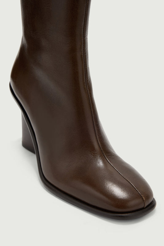 Bottines Lollie - Marron Foncé - Cuir - Femme