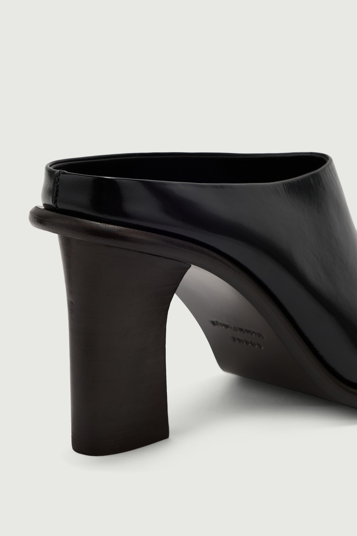 Mules Elba - Noir - Cuir - Femme vue 4