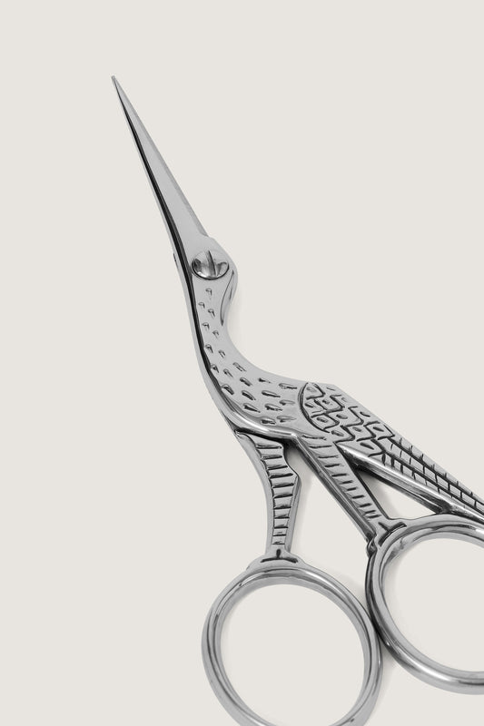 ANTIQUE STORK PLATA