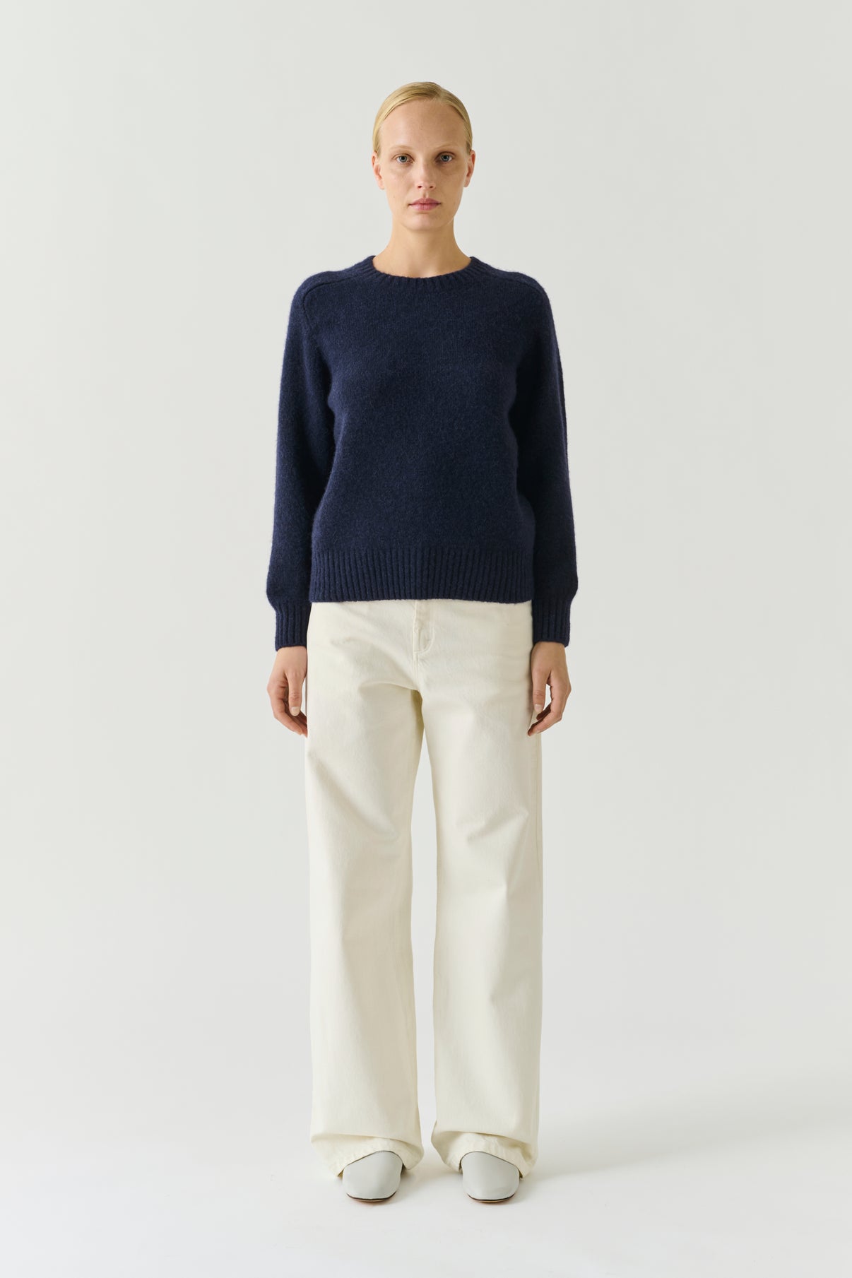 Pull Envie - Navy - Laine - Femme vue 2