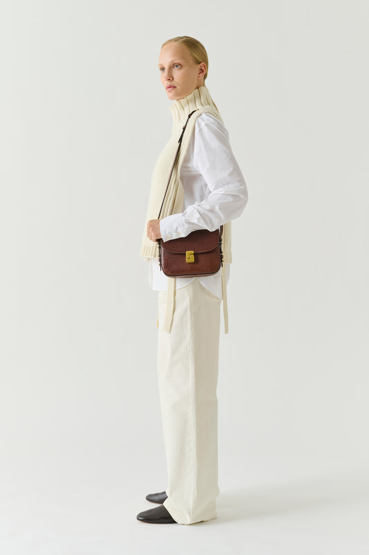 Bolso Bellissima Mini - Cognac Cuero - Soeur