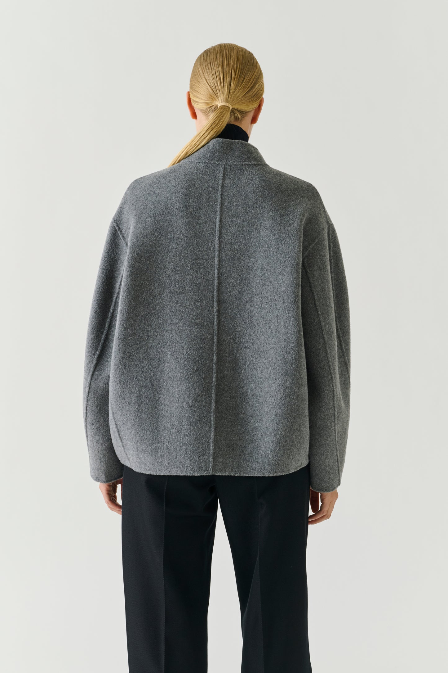 Manteau Windsor - Gris Clair - Laine - Femme