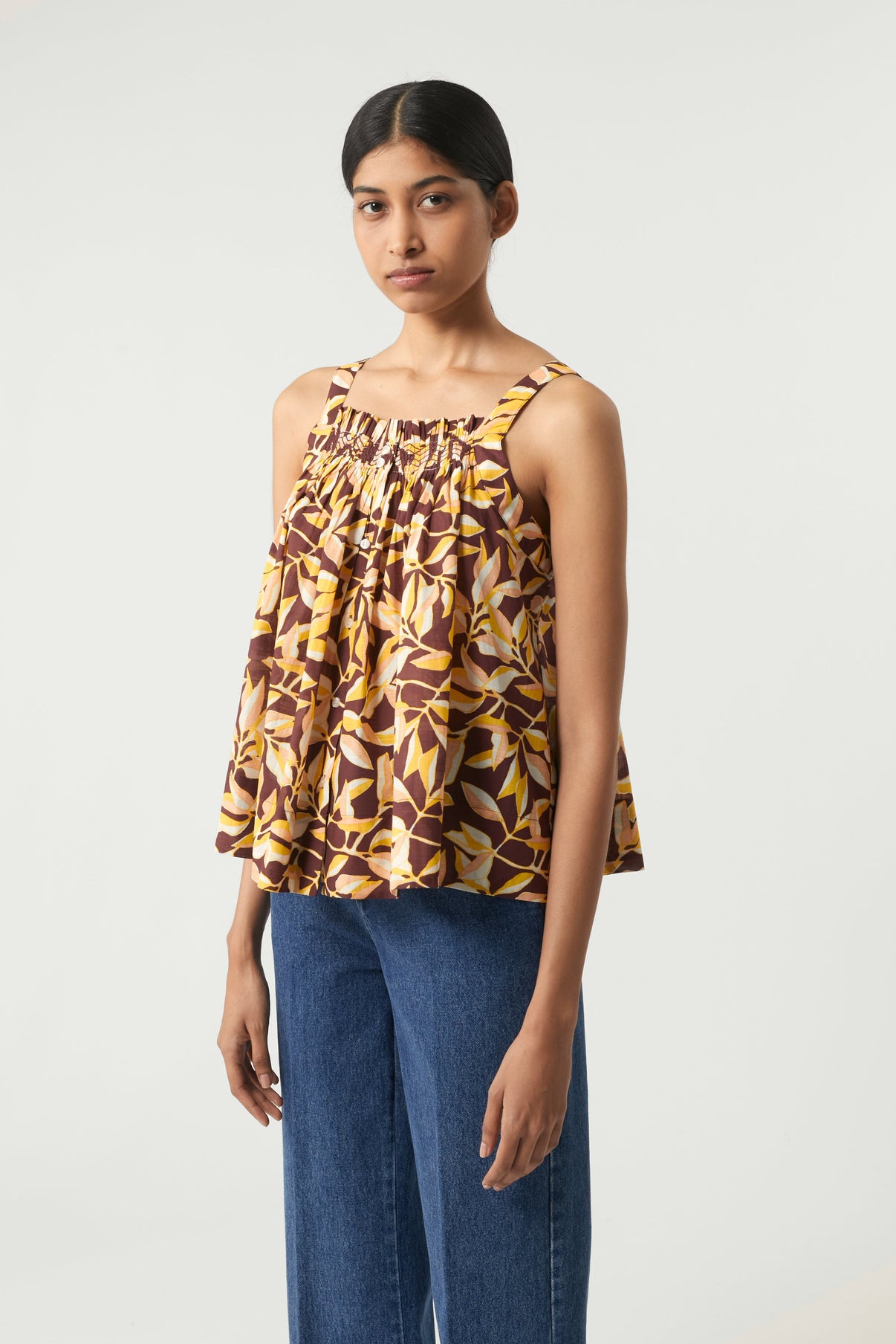 BLUSA PAPILLON AMARILLO vue 1