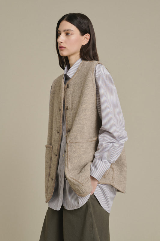CHAQUETA CHICAGO BEIGE/GRIS