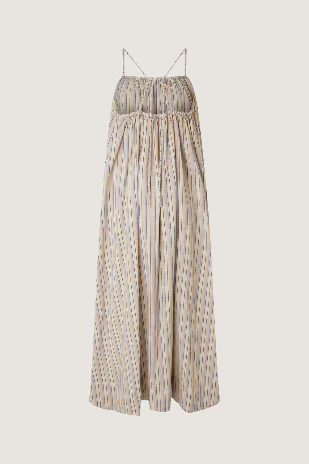 Robe Arielle - Parme/Beige - Coton - Femme