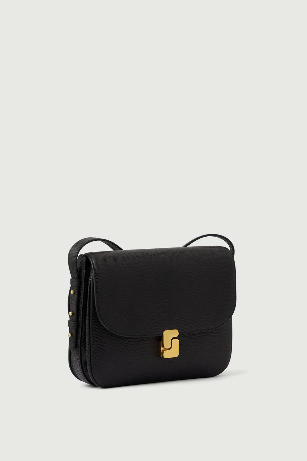 Bolso Bellissima Maxi - Negro - Cuero - Mujer vue 2