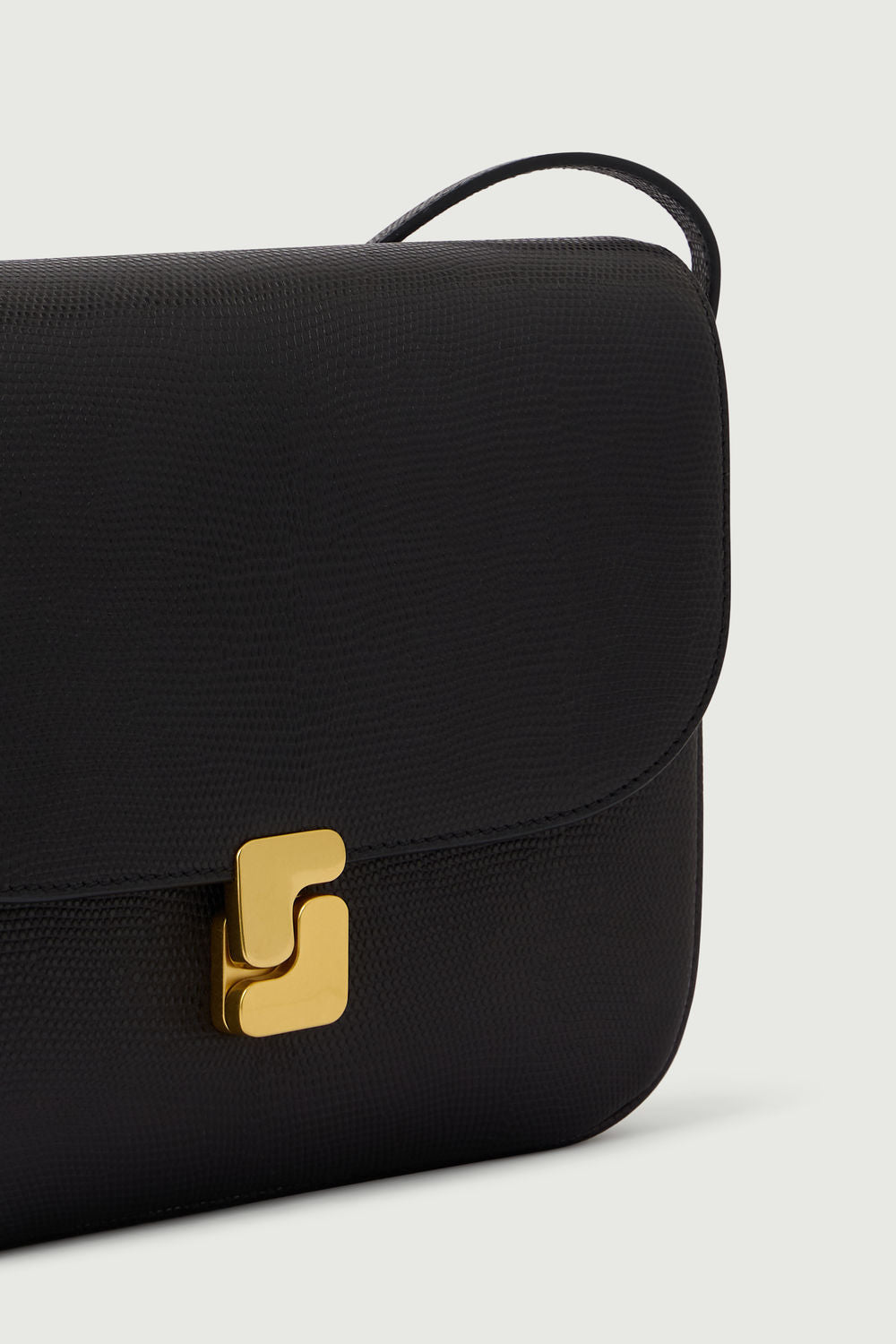 Bolso Bellissima Maxi - Negro - Cuero - Mujer