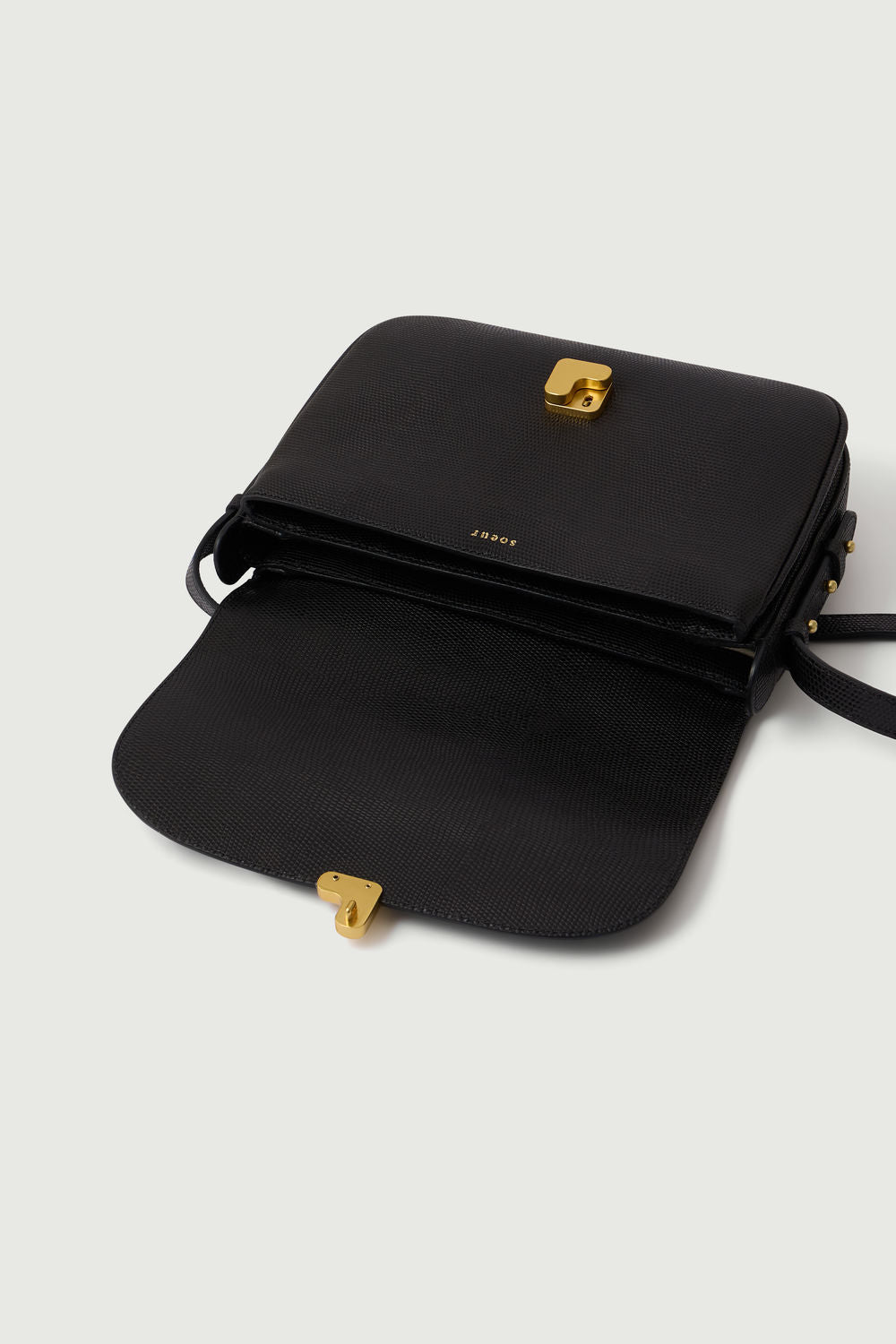 Bolso Bellissima Maxi - Negro - Cuero - Mujer vue 4
