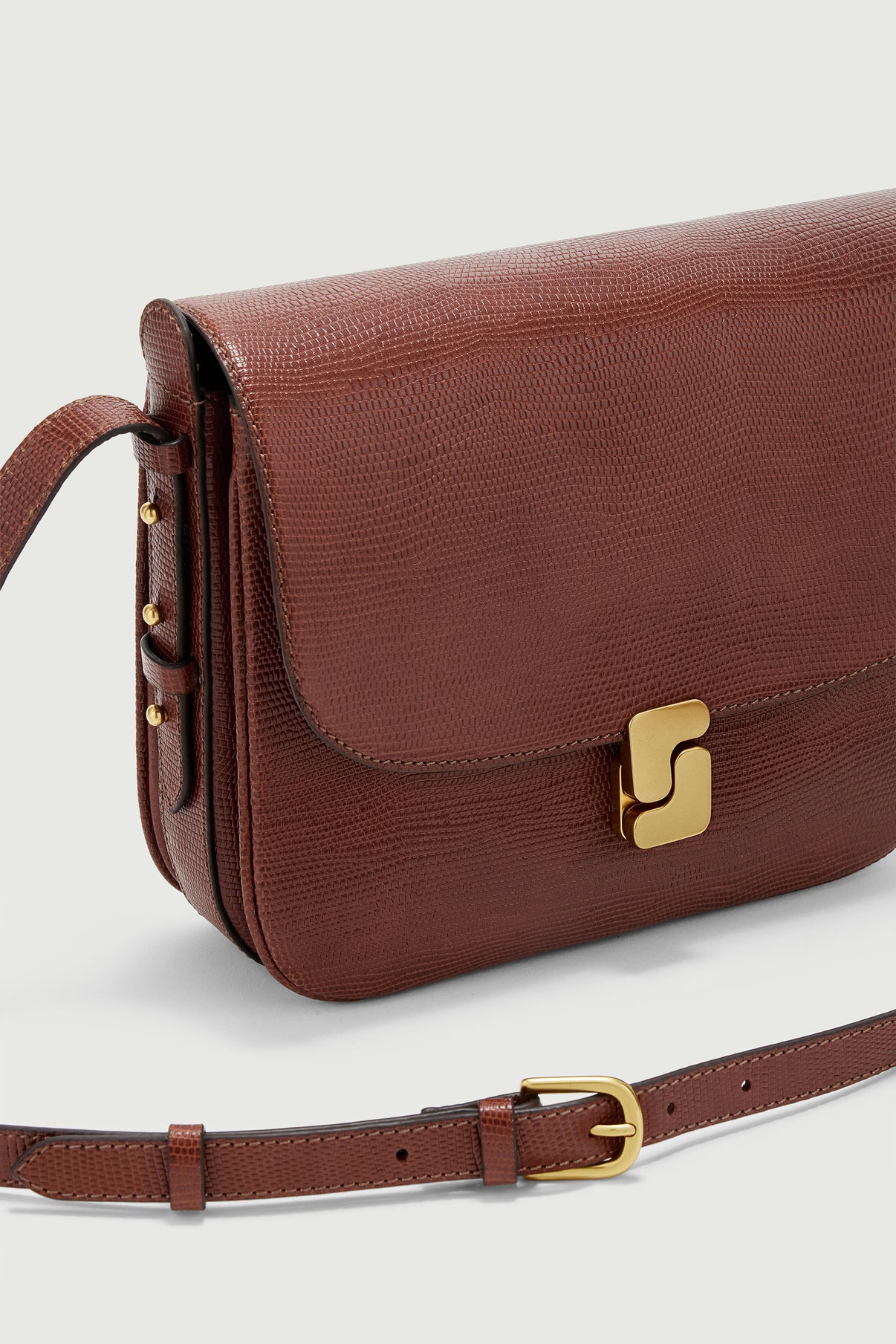 Sac Bellissima Maxi - Cognac - Cuir - Femme vue 3