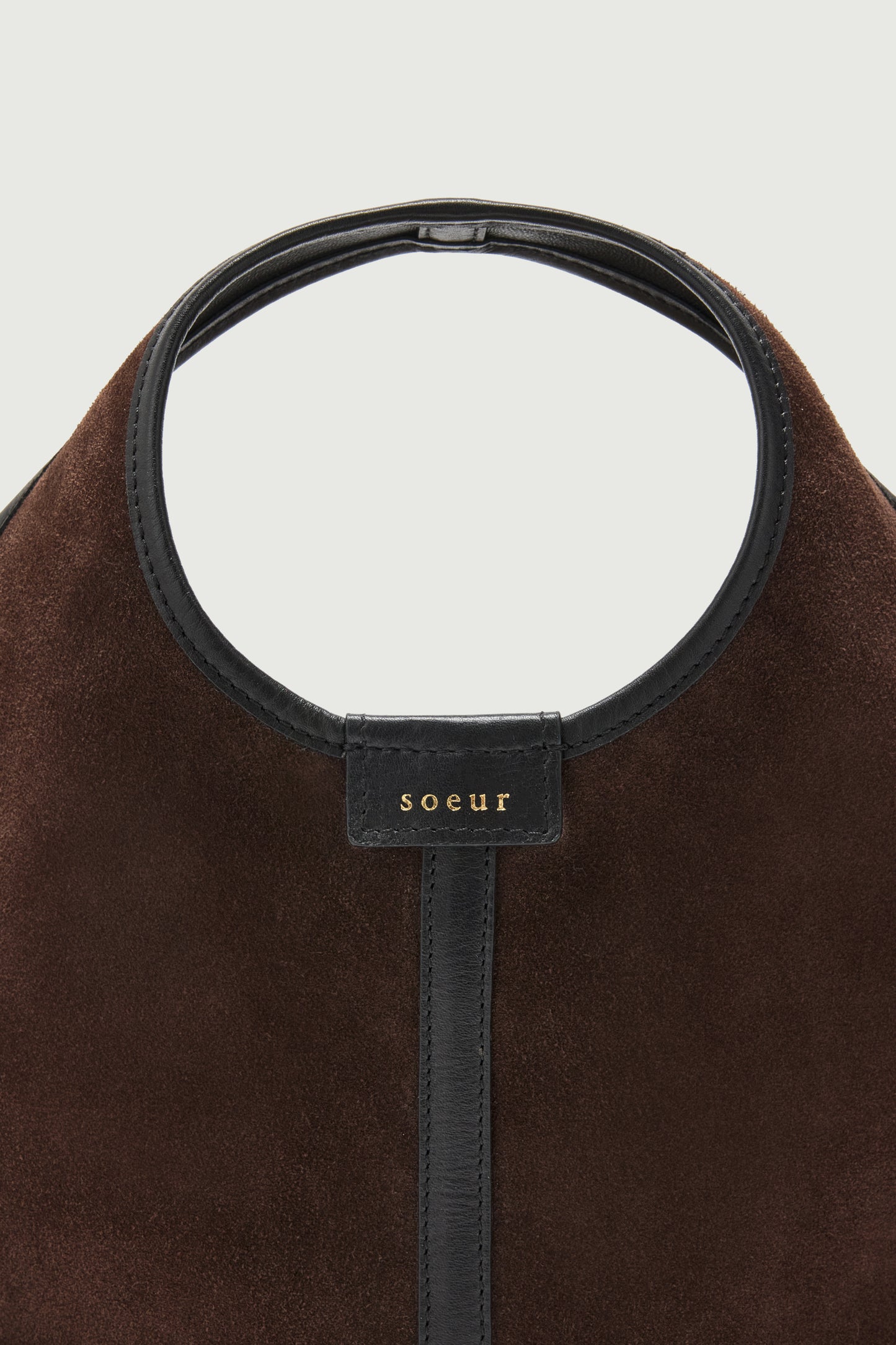 Sac Douce Mini - Marron Foncé - Cuir - Femme