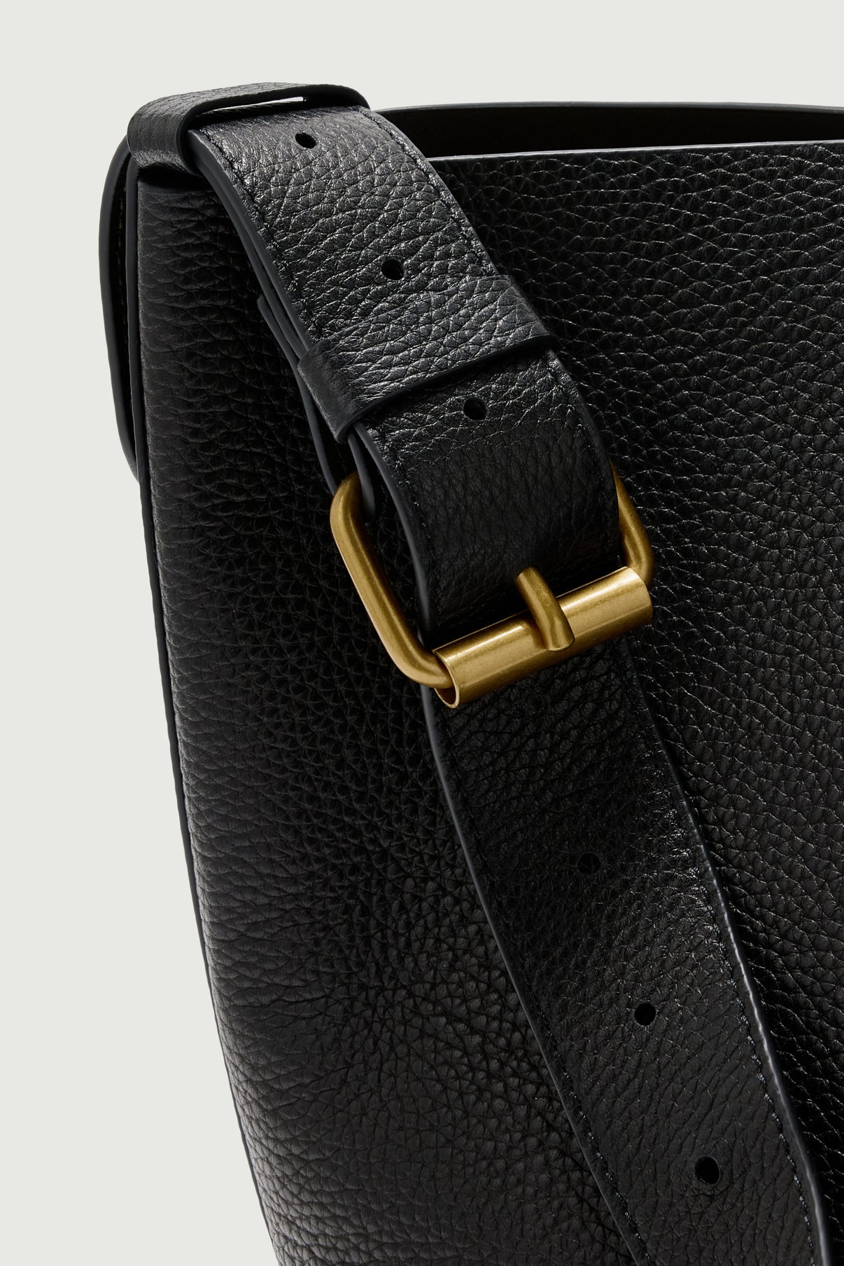 Bolso Saudade Mini - Negro - Cuero - Mujer vue 3