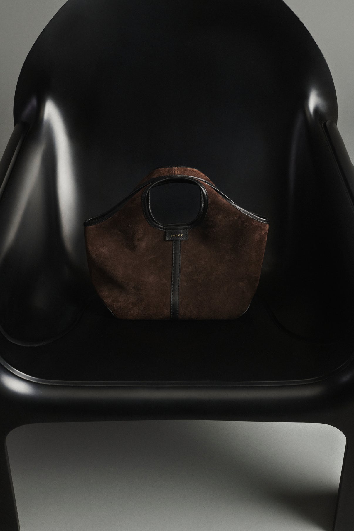 Bolso Douce Mini - Marrón Oscuro - Cuero - Mujer vue 6
