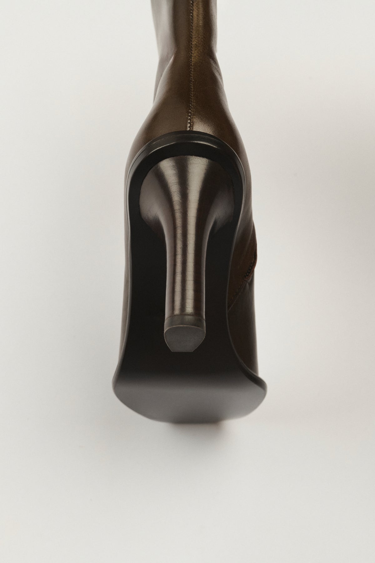 Botas Livia - Marrón Oscuro Cuero Suave Mujer - Soeur vue 7