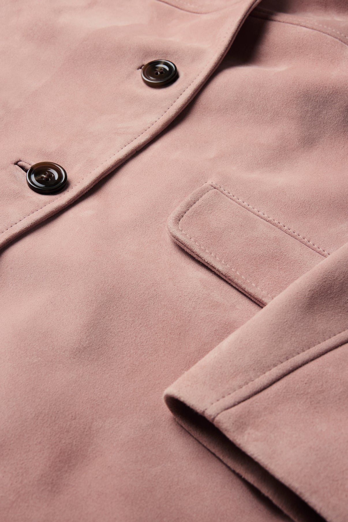 Chaqueta Lorenzo - Rosa viejo - Cuero - Mujer vue 4